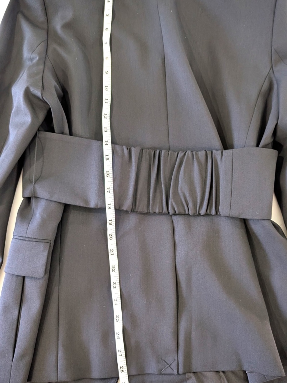 TWP After Five Collarless Blazer Black Virgin Wool Silk Lining Sz M NWT $1295 - Picture 10 of 12